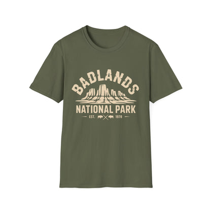 Badlands National Park Graphic T-Shirt - Unisex Cotton
