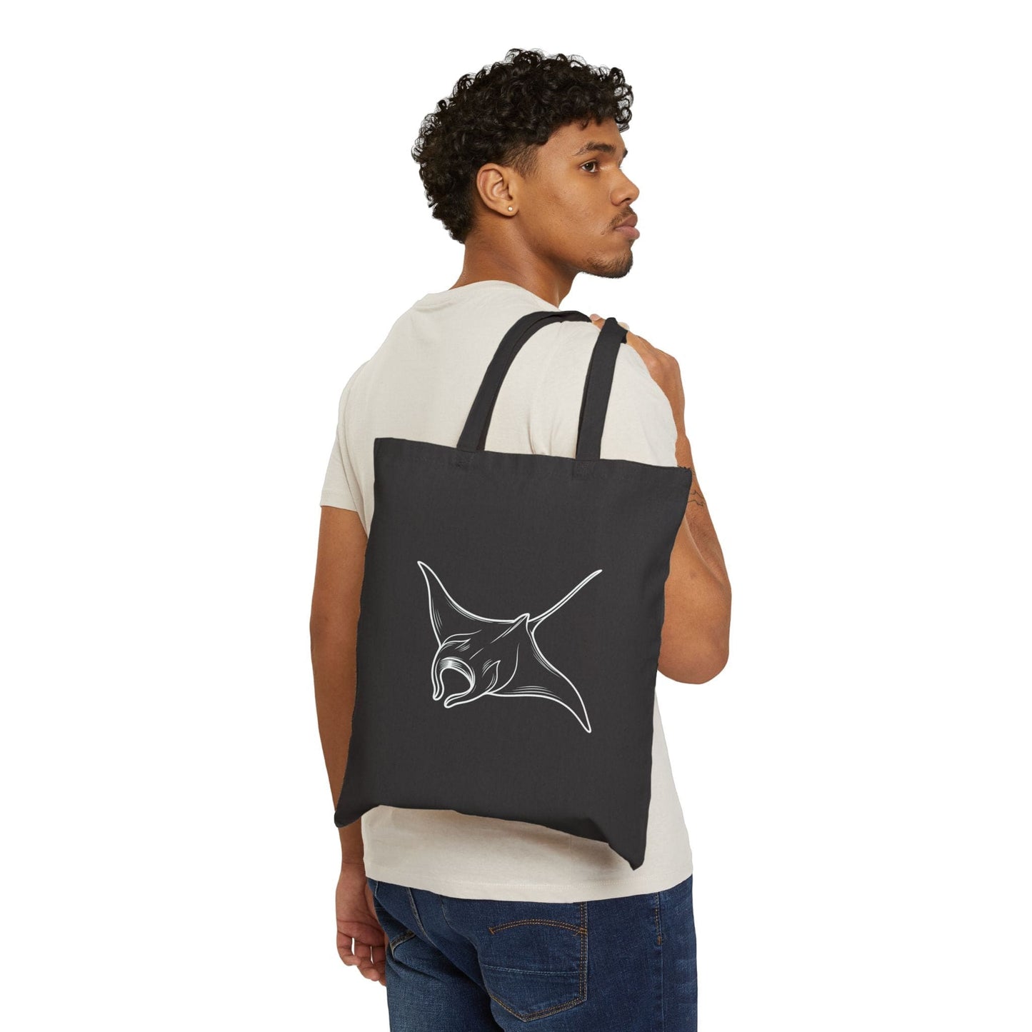 Cotton Canvas Tote Bag - 0002_1_a-stylized-illustration-of-a-singular-ma_5xIJdV7RSOOvLbCunHjJZA_XCEp0Th7R_6KMWbxQTEitg (Front Only) - Cotton Canvas Tote Bag (Smart: Original on dark)