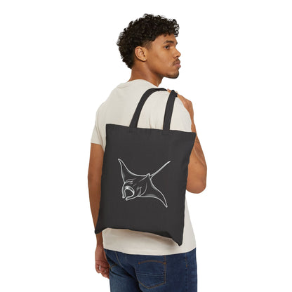 Cotton Canvas Tote Bag - 0002_1_a-stylized-illustration-of-a-singular-ma_5xIJdV7RSOOvLbCunHjJZA_XCEp0Th7R_6KMWbxQTEitg (Front Only) - Cotton Canvas Tote Bag (Smart: Original on dark)