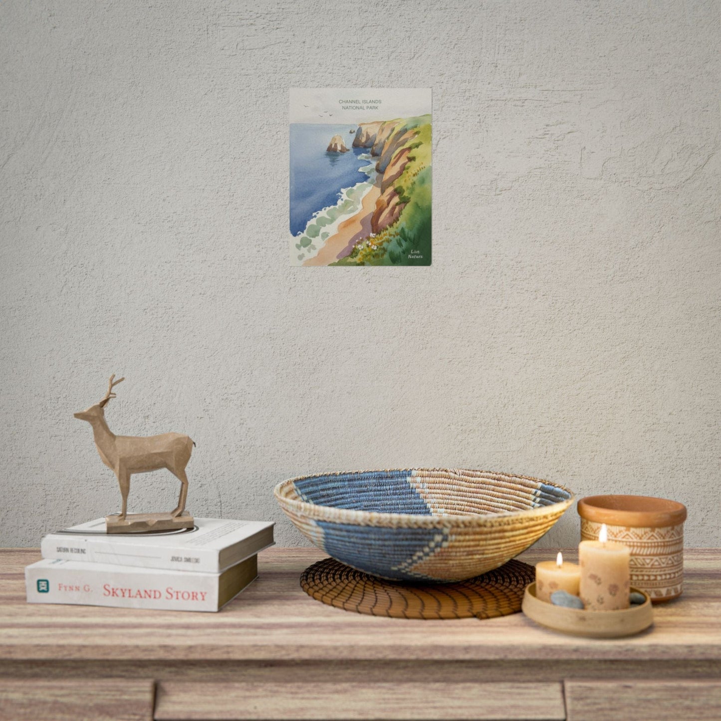Channel Islands National Park Watercolor Poster Print