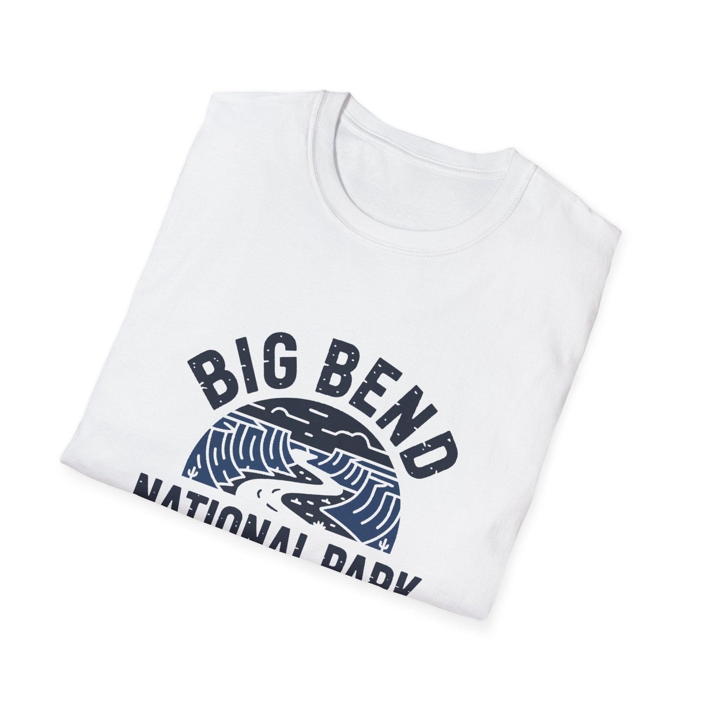 Big Bend National Park T-Shirt White Retro Design