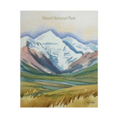 Denali National Park Watercolor Art Print