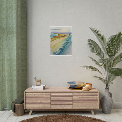 Dry Tortugas National Park Watercolor Print Poster