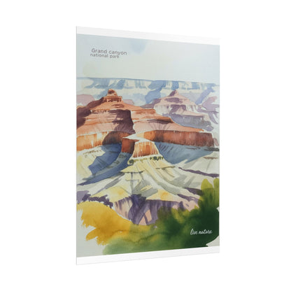 Grand Canyon National Park Watercolor Art Print