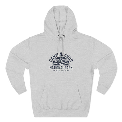 Canyonlands National Park Fleece Hoodie White