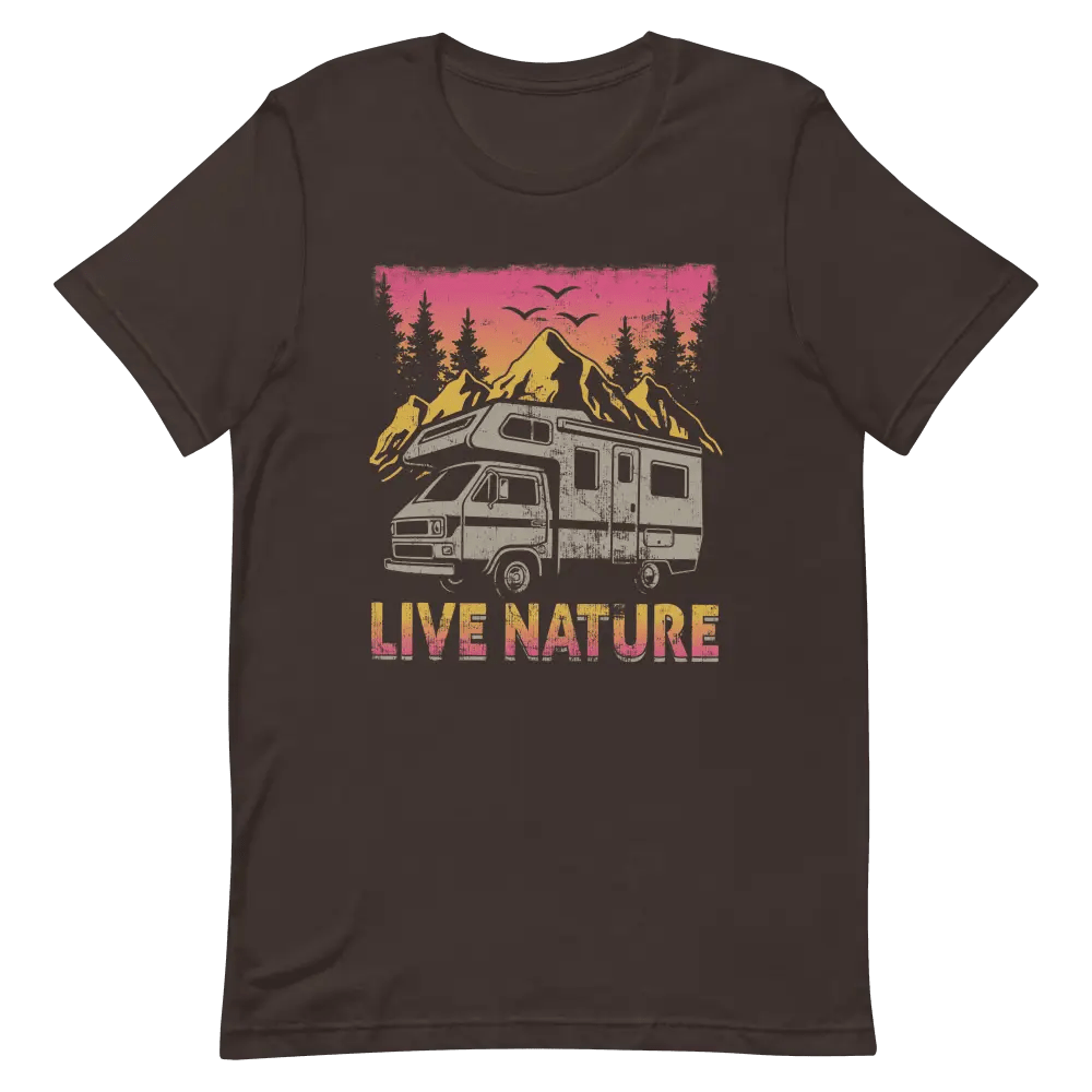 Camper Van Explorer Premium Tee - Live Nature