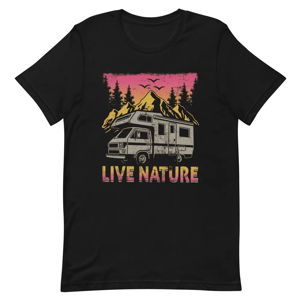 Camper Van Explorer Premium Tee - Live Nature