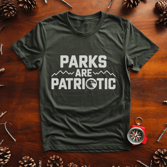 Parks Are Patriotic – Bold Outdoor Statement Tee