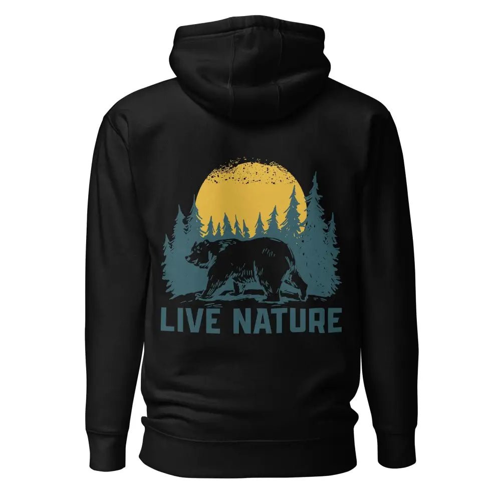 Premium Grizzly Hoodie - Live Nature