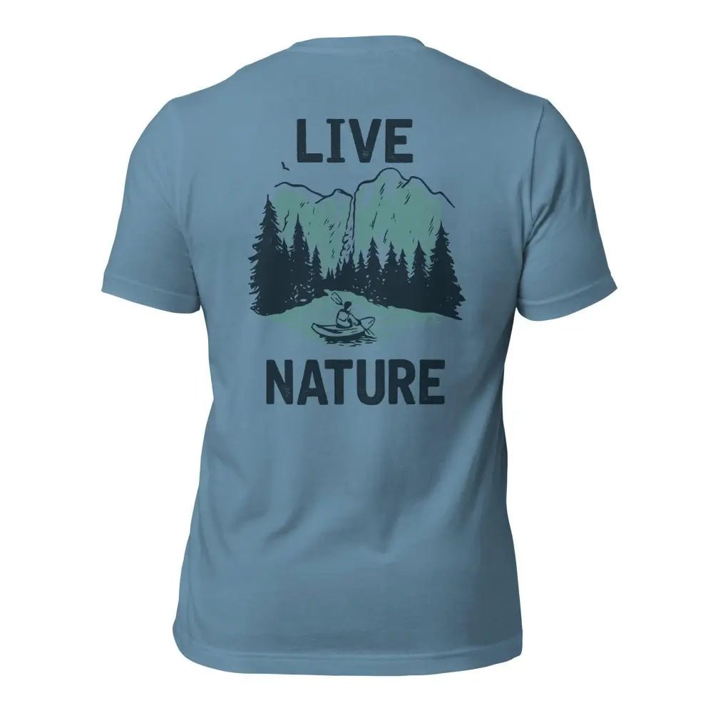 Premium Kayaking Explorer T-Shirt - Live Nature