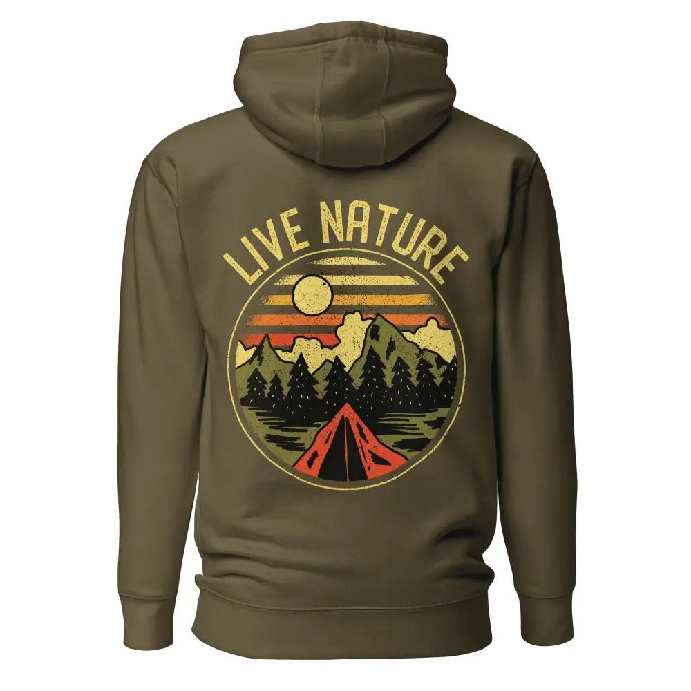 Premium Outdoor Explorer Hoodie - Live Nature