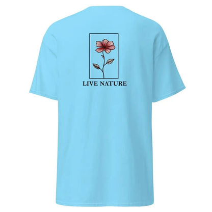 Premium Red Floral T-Shirt - Live Nature