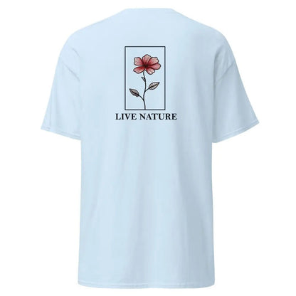 Premium Red Floral T-Shirt - Live Nature