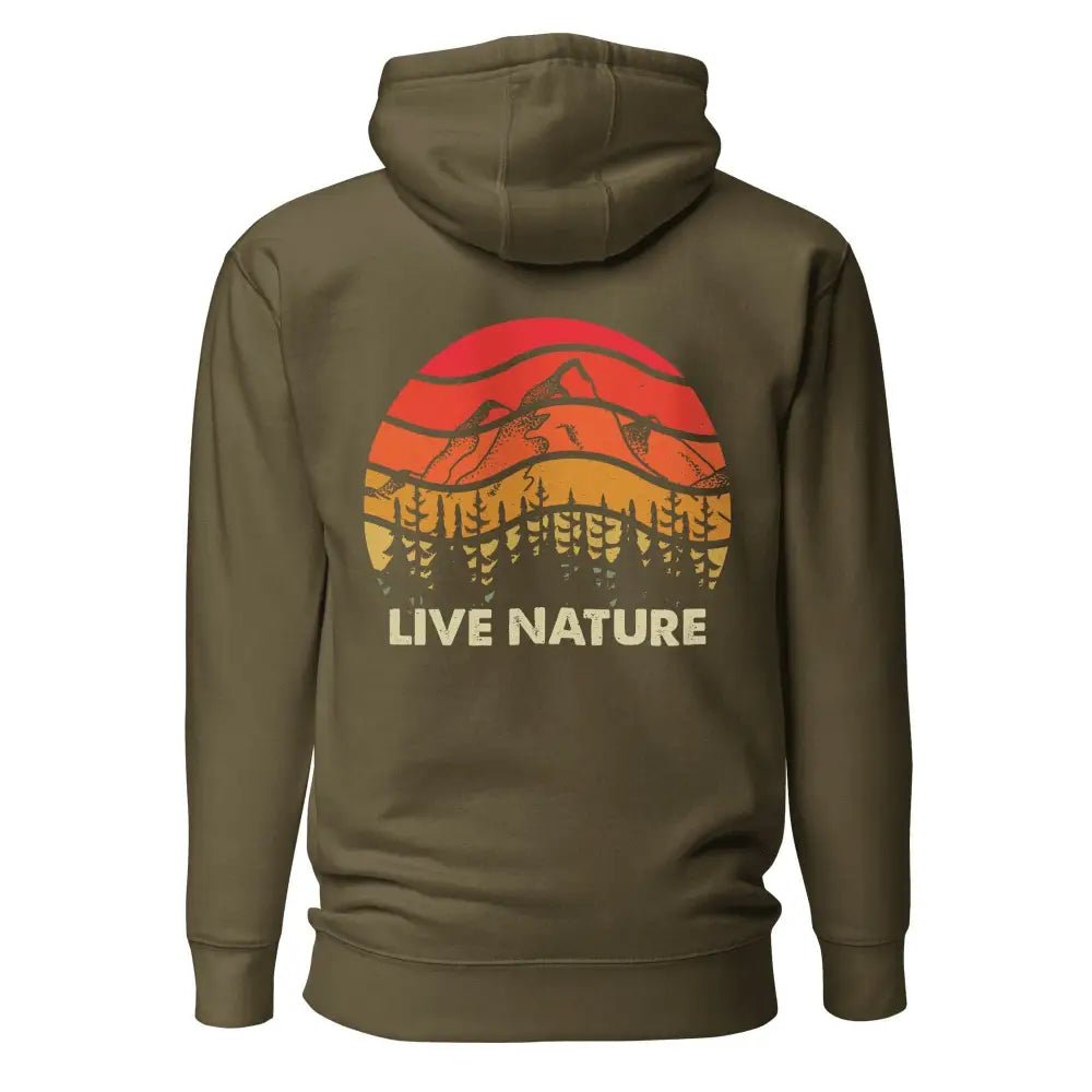 Premium Sundown Scene Hoodie - Live Nature