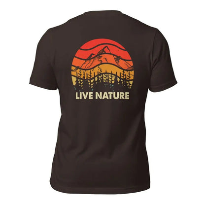 Premium Sundown Scene T-Shirt - Live Nature