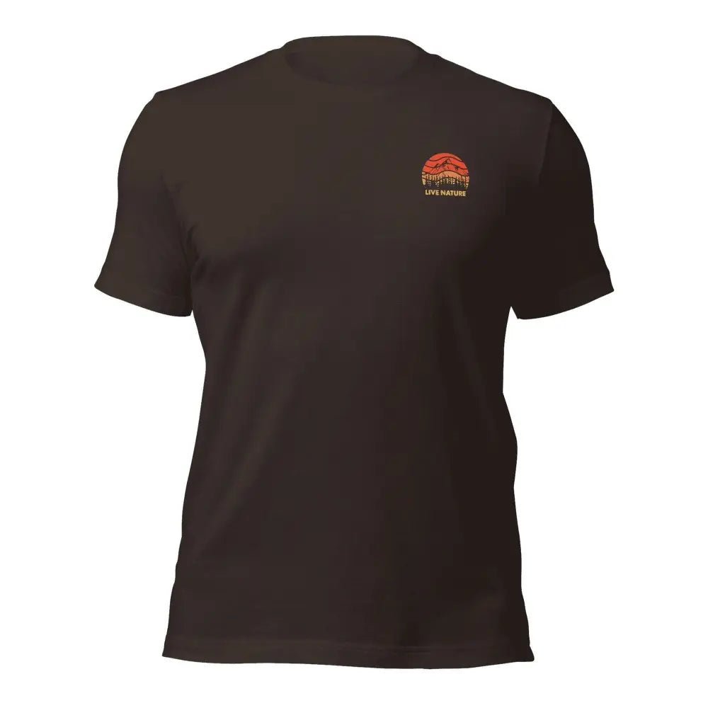 Premium Sundown Scene T-Shirt - Live Nature